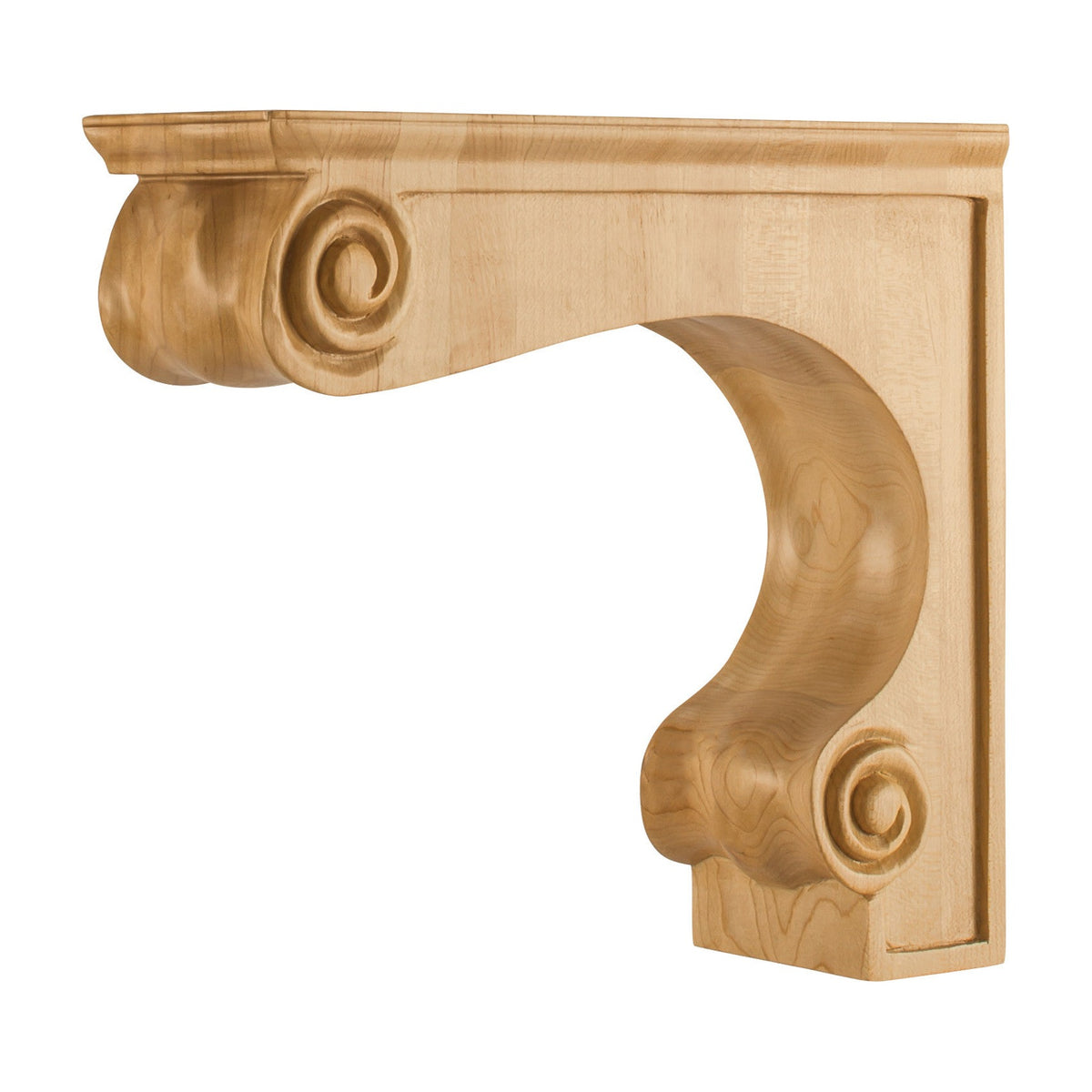 Range Hood Wood Corbel, 3-3/8" x 10" x 9"