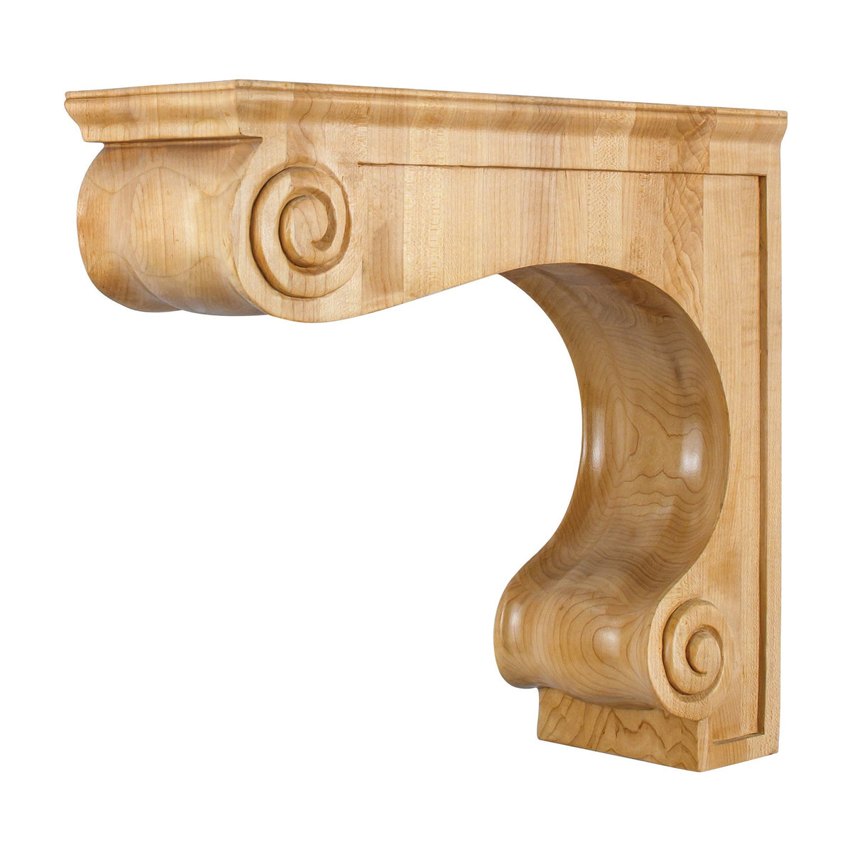 Range Hood Wood Corbel, 4-5/8" x 14" x 12-1/2"
