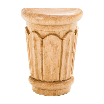 Reed Traditional Wood Capital, 3-5/8" x 2-5/8" x 1-5/16"