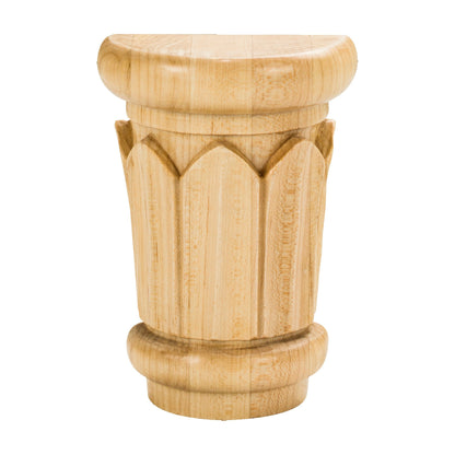 Reed Traditional Wood Capital, 4-13/16" x 3-7/16" x 1-3/4"