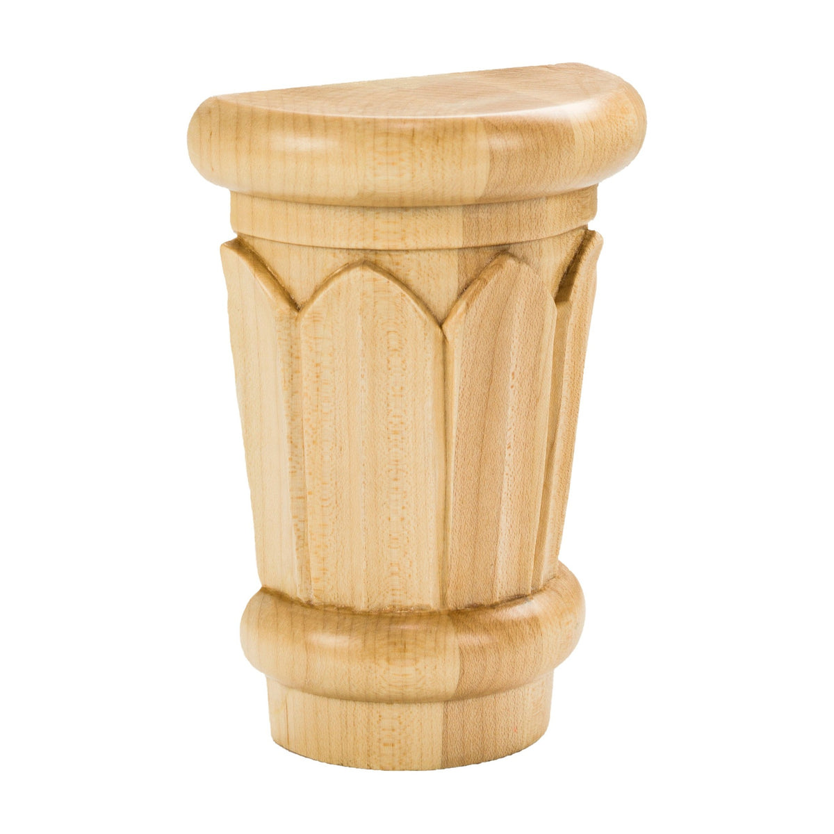 Reed Traditional Wood Capital, alternate view