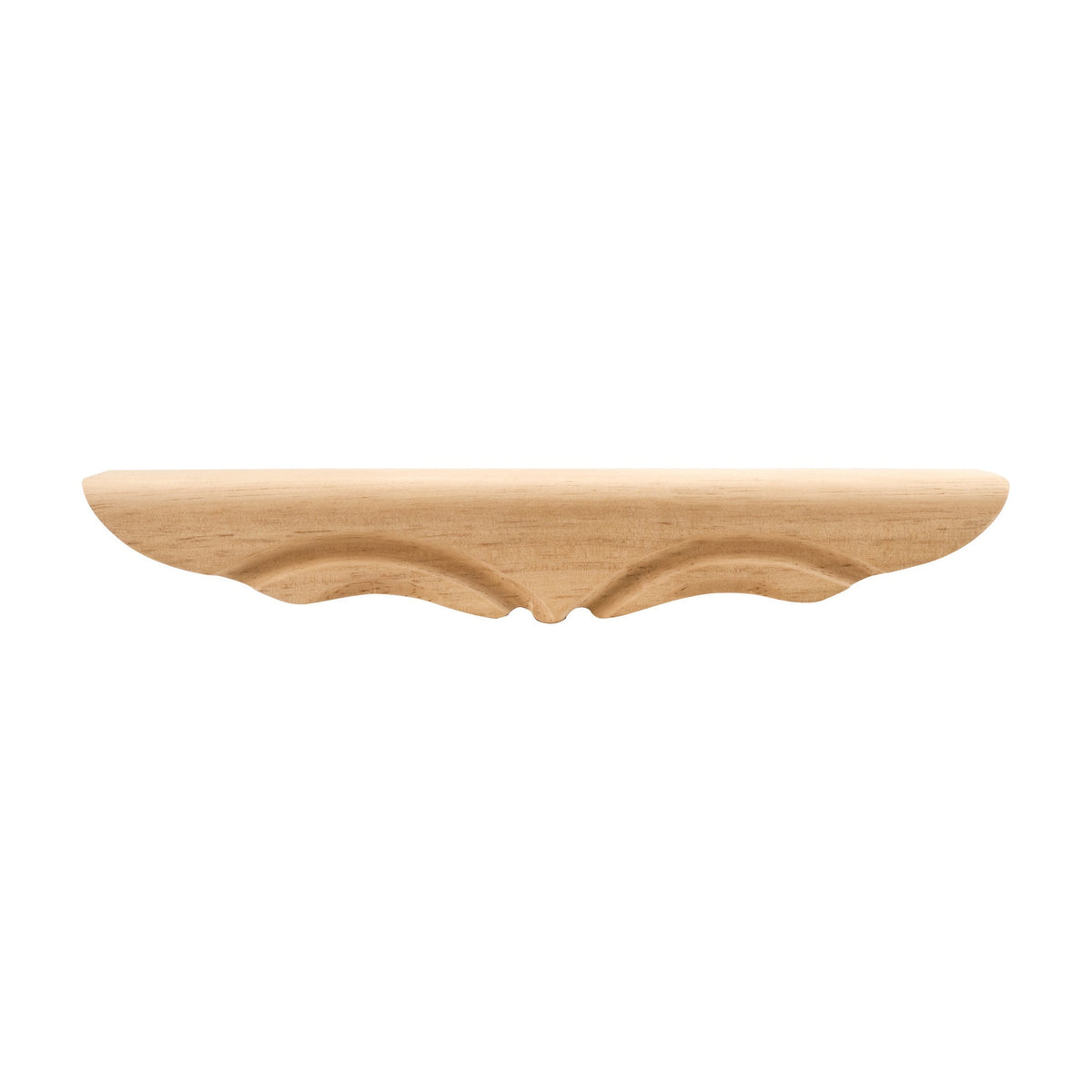 Rounded Wood Pedestal Foot Middle, 11-3/8" x 1-3/4" x 1-11/16"
