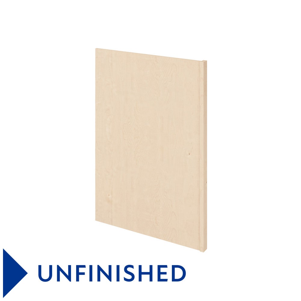 1.5"W x 34.5"H x 24"D Dishwasher End Panel in Unfinished