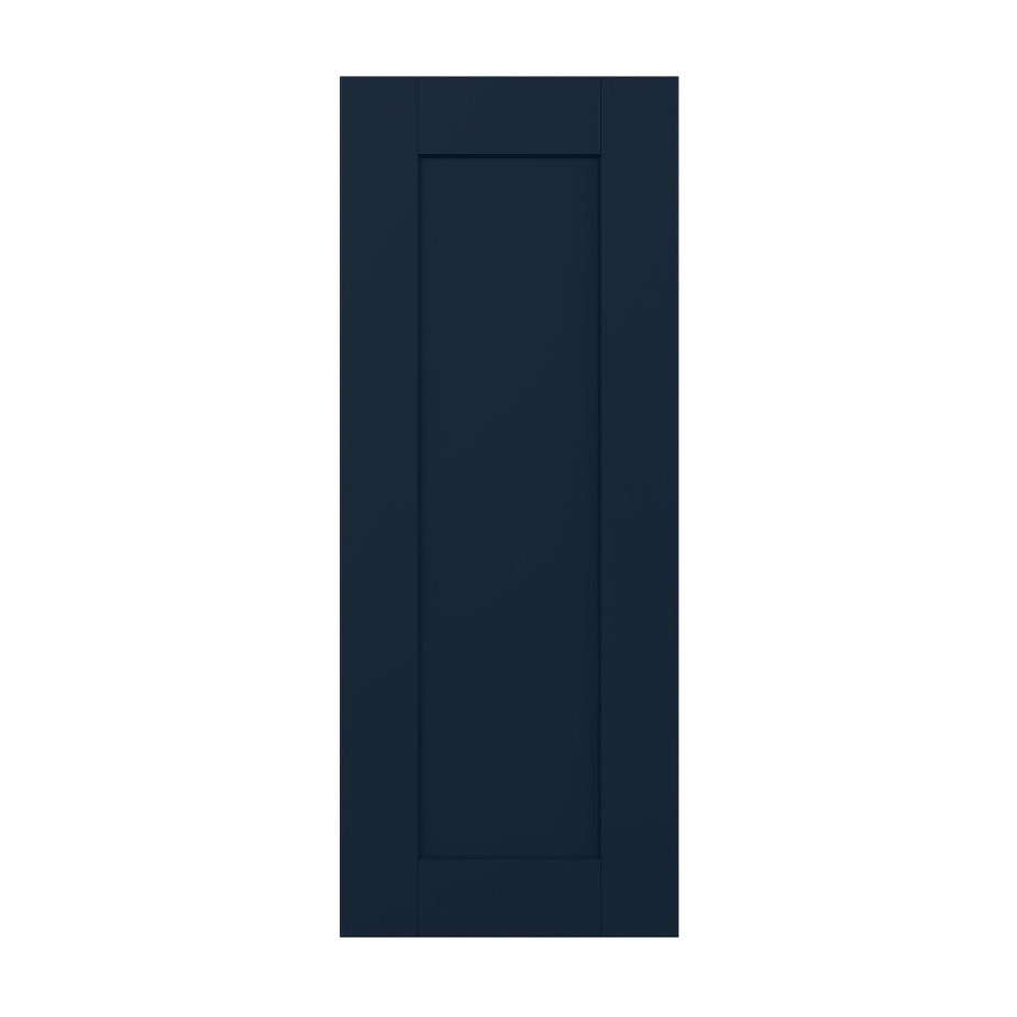 12"W Base Cabinet Door with No Hinge Bore in Catalina Nautical Blue