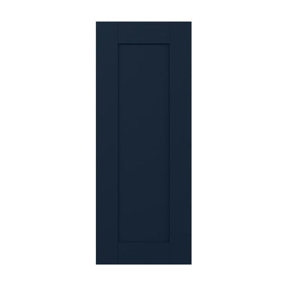 12"W Base Cabinet Door with No Hinge Bore in Catalina Nautical Blue