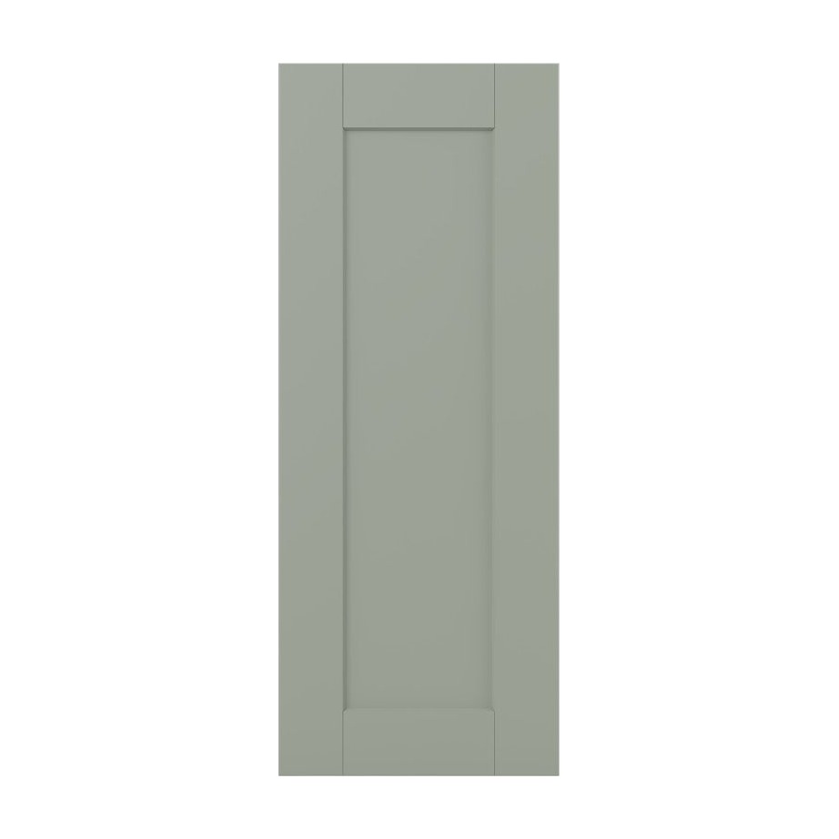 12"W Base Cabinet Door with No Hinge Bore in Catalina Sage Green