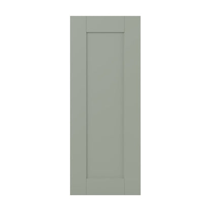 12"W Base Cabinet Door with No Hinge Bore in Catalina Sage Green