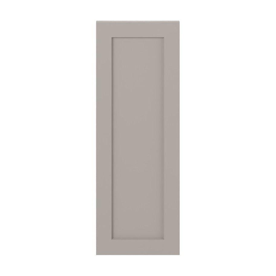 12"W Base Cabinet Door with No Hinge Bore in Hatteras Pebble Grey