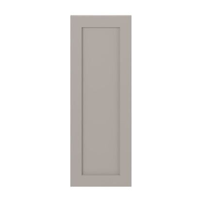 12"W Base Cabinet Door with No Hinge Bore in Hatteras Pebble Grey