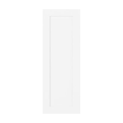 12"W Base Cabinet Door with No Hinge Bore in Hatteras Polar White