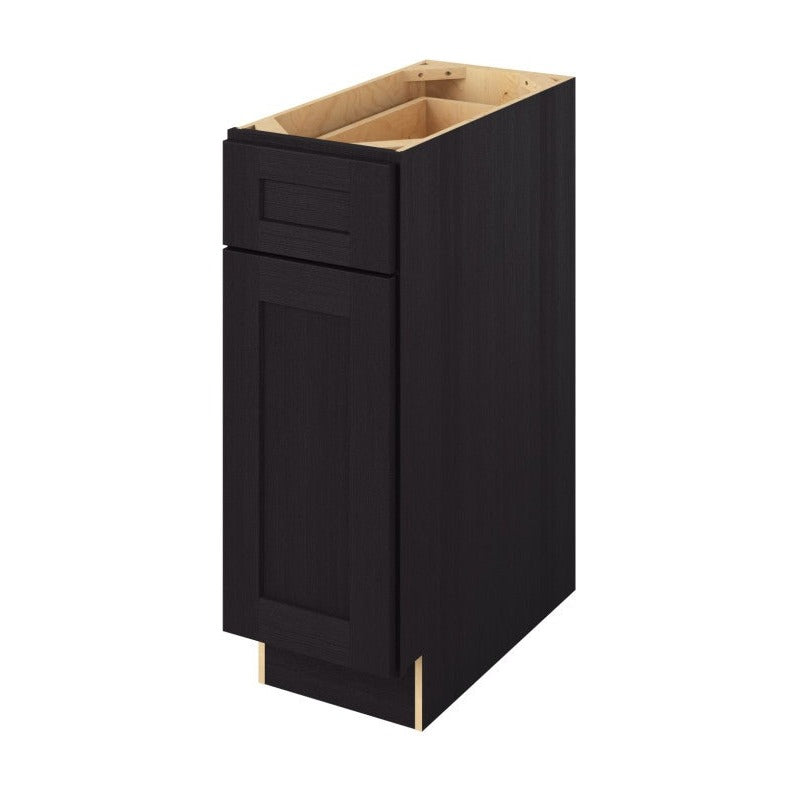 12"W Base Cabinet with One Door and One Drawer in Catalina Espresso
