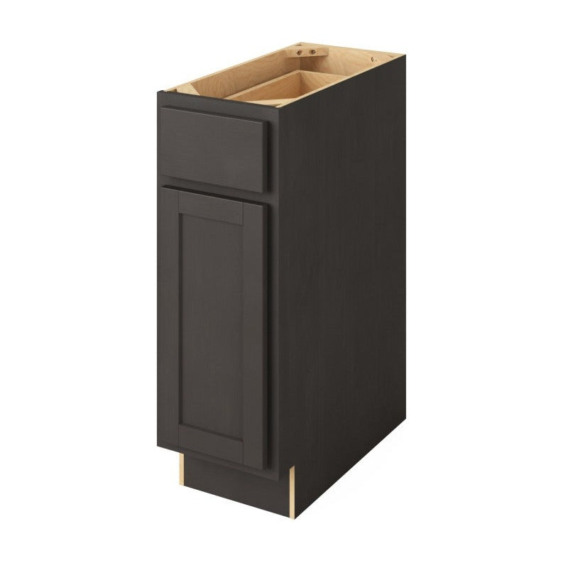 12"W Base Cabinet with One Door and One Drawer in Hatteras Slate