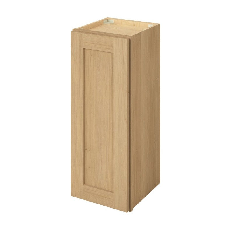 12"W x 30"H Wall Cabinet with Single Door and Two Shelves in Catalina Sandstone