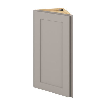 12"W x 30"H Wall End Cabinet with Single Door and Two Shelves in Catalina Pebble Grey