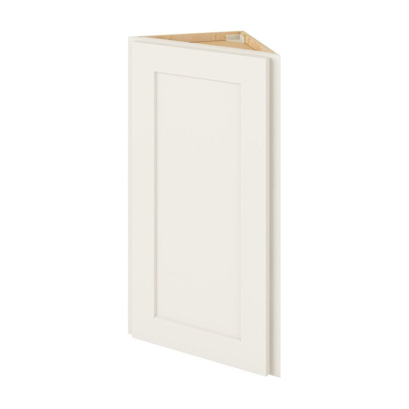 12"W x 30"H Wall End Cabinet with Single Door and Two Shelves in Catalina Shell White