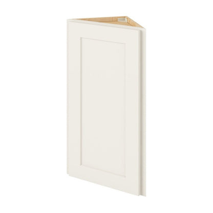 12"W x 30"H Wall End Cabinet with Single Door and Two Shelves in Catalina Shell White