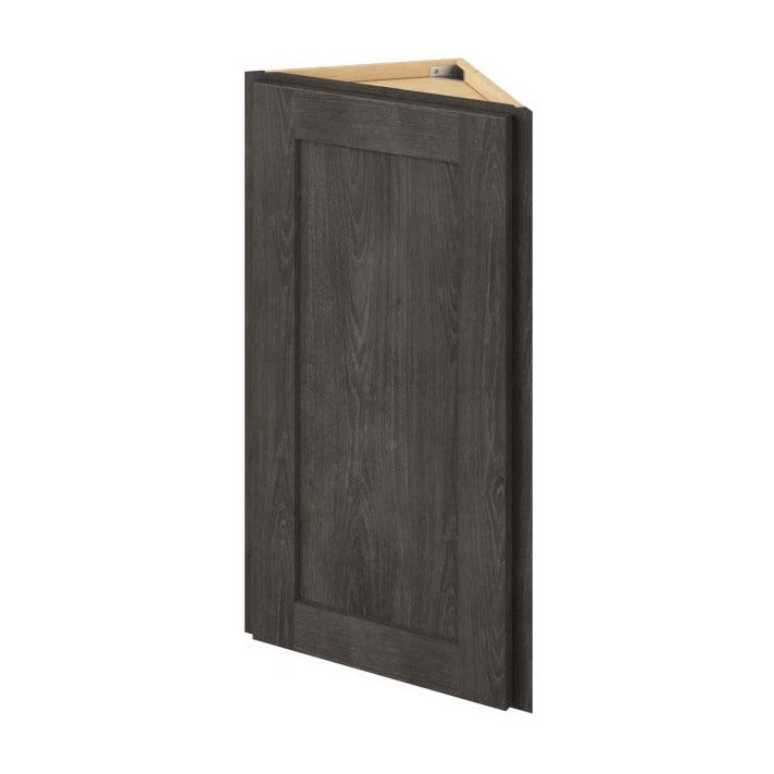 12"W x 30"H Wall End Cabinet with Single Door and Two Shelves in Catalina Slate
