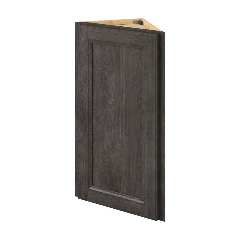 12"W x 30"H Wall End Cabinet with Single Door and Two Shelves in Maui Slate