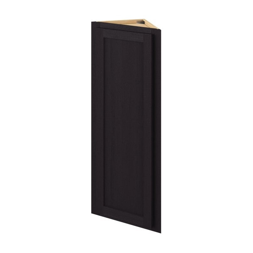 12"W x 42"H Wall End Cabinet with Single Door and Three Shelves in Hatteras Espresso