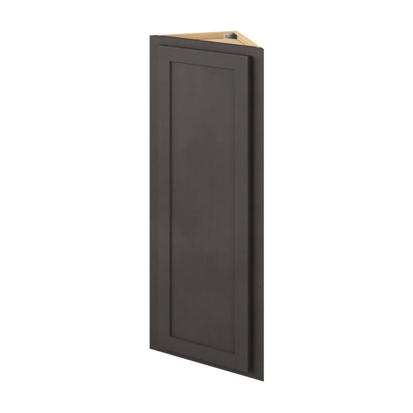 12"W x 42"H Wall End Cabinet with Single Door and Three Shelves in Hatteras Slate