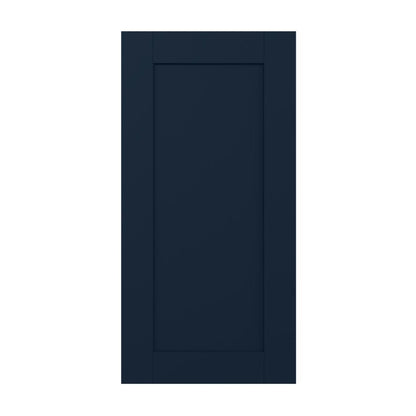 15"W Base Cabinet Door with No Hinge Bore in Catalina Nautical Blue