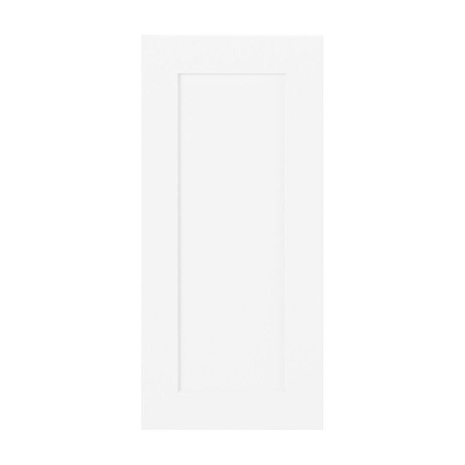 15"W Base Cabinet Door with No Hinge Bore in Catalina Polar White
