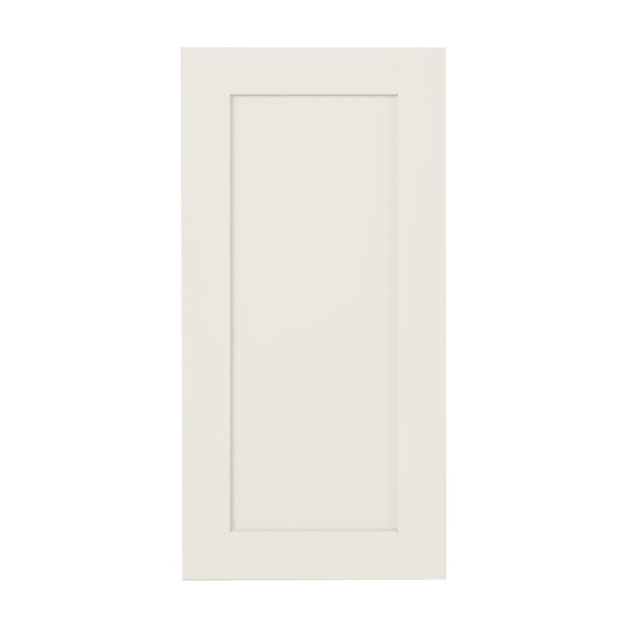 15"W Base Cabinet Door with No Hinge Bore in Catalina Shell White