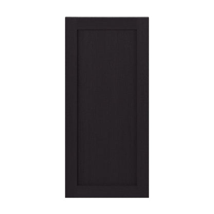 15"W Base Cabinet Door with No Hinge Bore in Hatteras Espresso