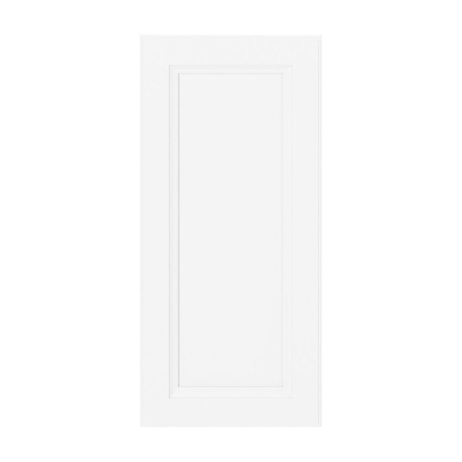 15"W Base Cabinet Door with No Hinge Bore in Maui Polar White