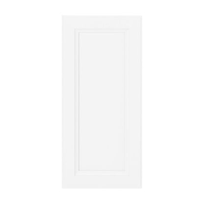 15"W Base Cabinet Door with No Hinge Bore in Maui Polar White