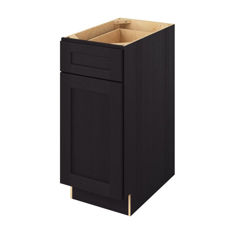 15"W Base Cabinet with One Door and One Drawer in Catalina Espresso