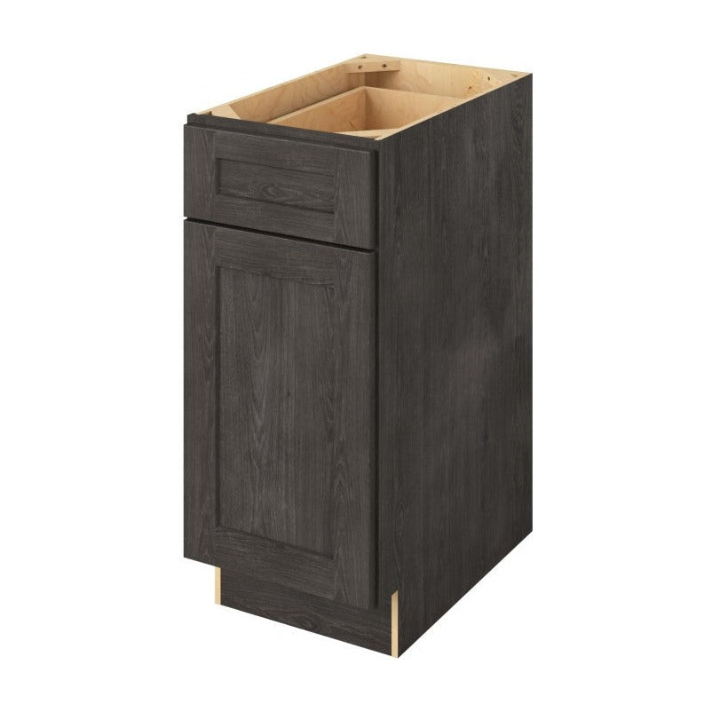 15"W Base Cabinet with One Door and One Drawer in Catalina Slate