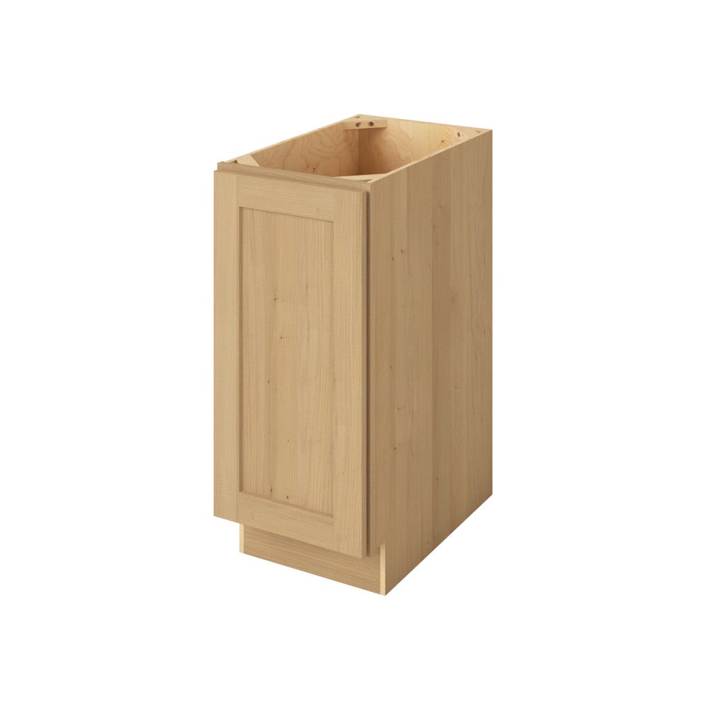 15"W Full Height Door Base Cabinet with One Door and Two Shelves in Catalina Sandstone