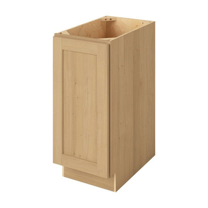 15"W Full Height Door Base Cabinet with One Door and Two Shelves in Catalina Sandstone
