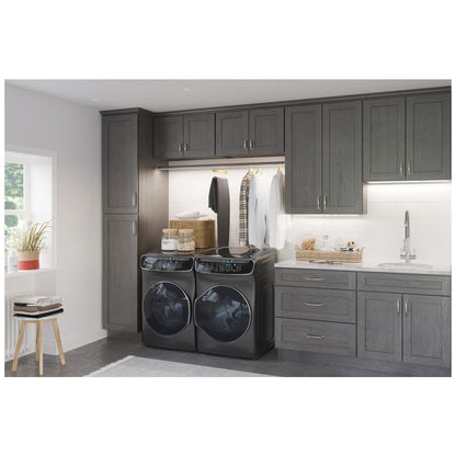 15"W x 30"H Wall Cabinet with Single Glass Door, Two Shelves and Matching Interior in Catalina Slate, view 4