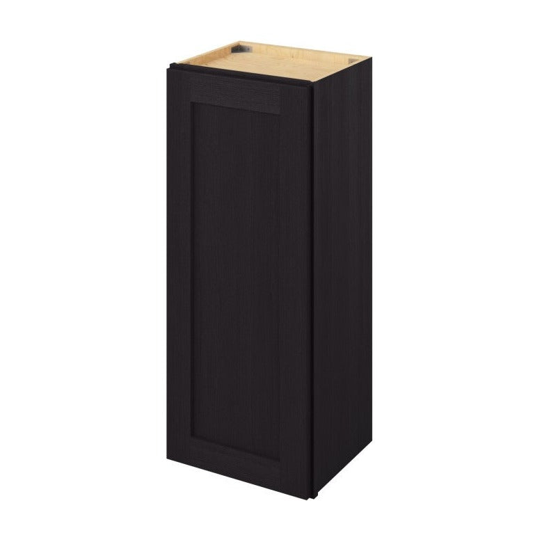 15"W x 36"H Wall Cabinet with Single Door and Two Shelves in Catalina Espresso