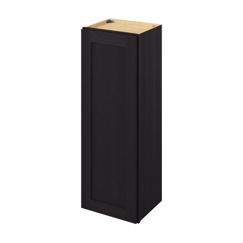 15"W x 42"H Wall Cabinet with Single Door and Three Shelves in Catalina Espresso