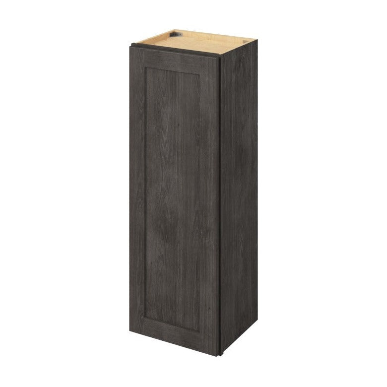 15"W x 42"H Wall Cabinet with Single Door and Three Shelves in Catalina Slate