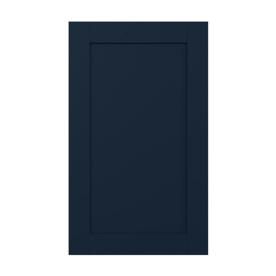 18"W Base Cabinet Door with No Hinge Bore in Catalina Nautical Blue