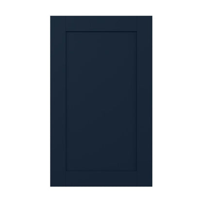 18"W Base Cabinet Door with No Hinge Bore in Catalina Nautical Blue