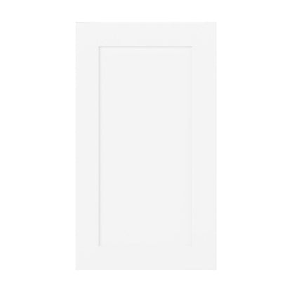 18"W Base Cabinet Door with No Hinge Bore in Catalina Polar White