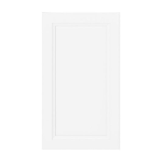 18"W Base Cabinet Door with No Hinge Bore in Maui Polar White