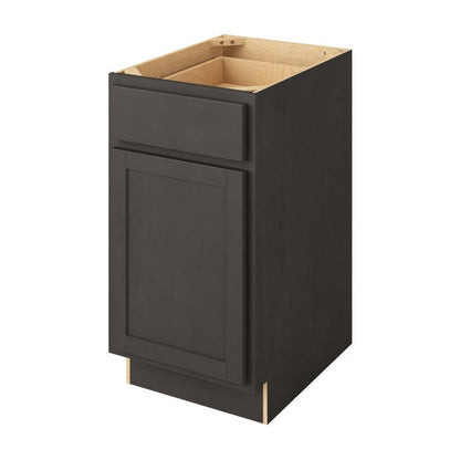 18"W Base Cabinet with One Door and One Drawer in Hatteras Slate