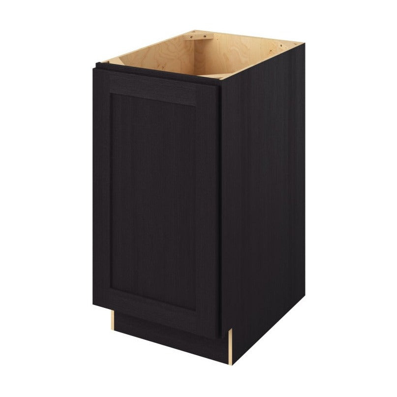 18"W Full Height Door Base Cabinet with One Door and Two Shelves in Catalina Espresso