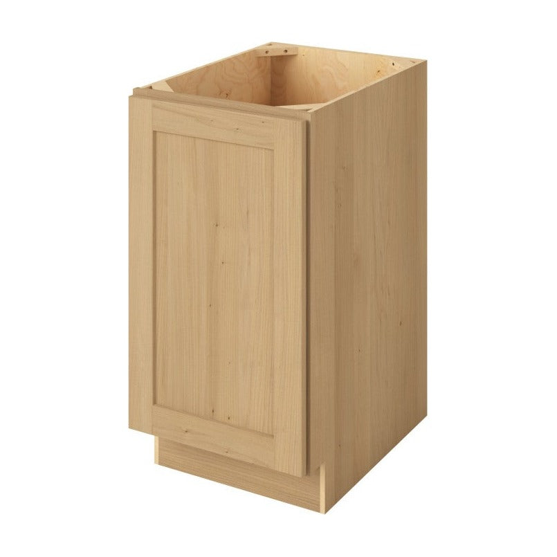 18"W Full Height Door Base Cabinet with One Door and Two Shelves in Catalina Sandstone