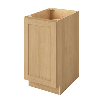 18"W Full Height Door Base Cabinet with One Door and Two Shelves in Catalina Sandstone