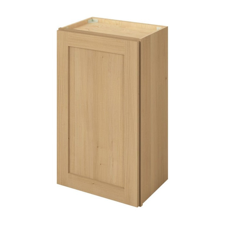 18"W x 30"H Wall Cabinet with Single Door and Two Shelves in Catalina Sandstone