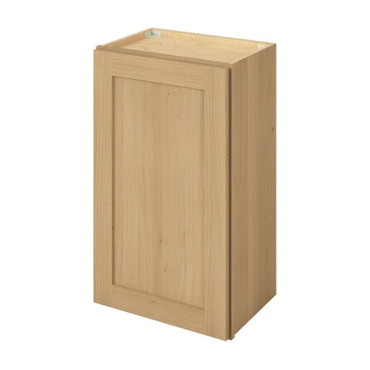 18"W x 30"H Wall Cabinet with Single Door and Two Shelves in Catalina Sandstone