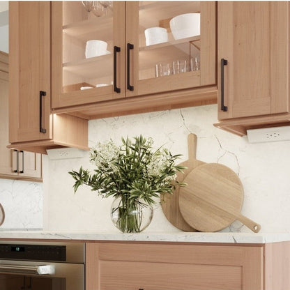 18"W x 42"H Wall Cabinet with Single Door and Three Shelves in Catalina Sandstone, view 2