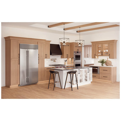 18"W x 42"H Wall Cabinet with Single Door and Three Shelves in Catalina Sandstone, view 4